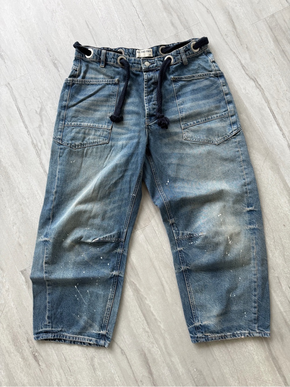 Free People Moxie Barrel Jeans - Picture 4 of 10